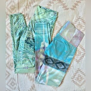 Teeki Yoga Pants - 2 pairs sold together, Size Small